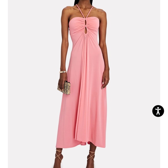 A.L.C.**Julieta Ruched Pink Jersey Maxi Dress***Med., Large**$450 - Picture 2 of 5